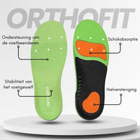 Orthofit - Orthopedische en Pijnverlichtende Inlegzolen, Gemaakt Voor Alle Schoenen (2 stuks voor beide voeten)