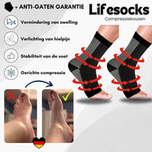 Afbeelding in Gallery-weergave laden, Lifesocks - Orthopedische compressiesokken voor vermoeide en pijnlijke voeten