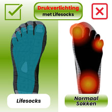 Afbeelding in Gallery-weergave laden, Lifesocks - Orthopedische compressiesokken voor vermoeide en pijnlijke voeten