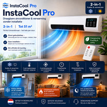 Afbeelding in Gallery-weergave laden, InstaCool Pro – Airco & Verwarming – Geen Installatie Nodig | 2-in-1 | Voor ruimtes tot 51 m²