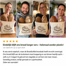 Afbeelding in Gallery-weergave laden, BroodLiefde – Houd brood langer vers. Natuurlijk, ambachtelijk en met echte bijenwas
