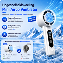Afbeelding in Gallery-weergave laden, IJsBries Pro™ – Persoonlijke ventilator met actieve directe koeling — 199 standen, één druk op de knop en direct merkbaar koeler
