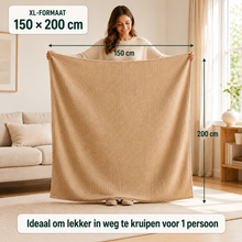 Afbeelding in Gallery-weergave laden, Het Nordic Wolken-Musselindeken – 100% katoen
